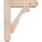 Ekena Millwork Balboa Craftsman Smooth Bracket w/ Offset Brace, Douglas Fir, 5 1/2"W x 18"D x 22"H BKT0604X18X22BOA04SDF - alternate 2